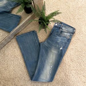 Express | Barely Boot Mid-Rise Stretch Jeans